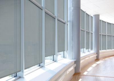 Norman Roller Shades Hallway